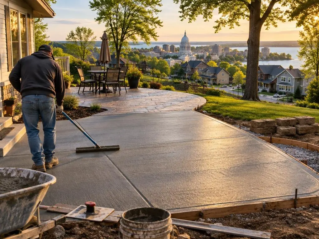 Concrete Patios in Madison, WI
