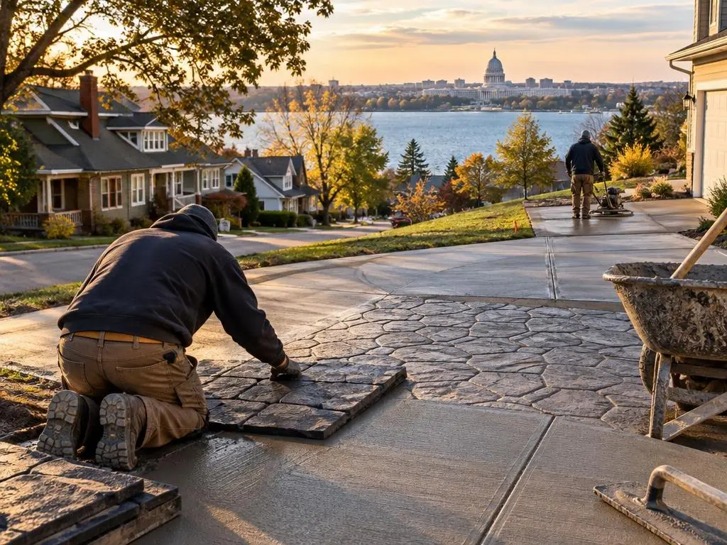 Stamped Concrete in Madison, WI